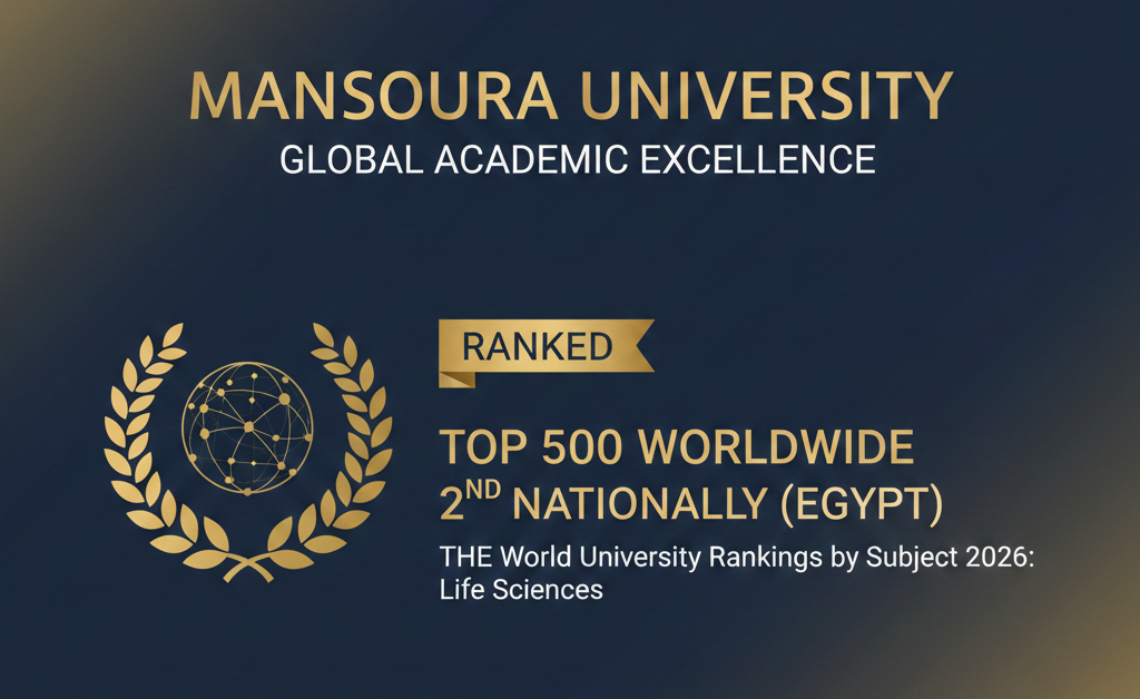 جامعة المنصورة تتقدم عالمياً وتحصد 