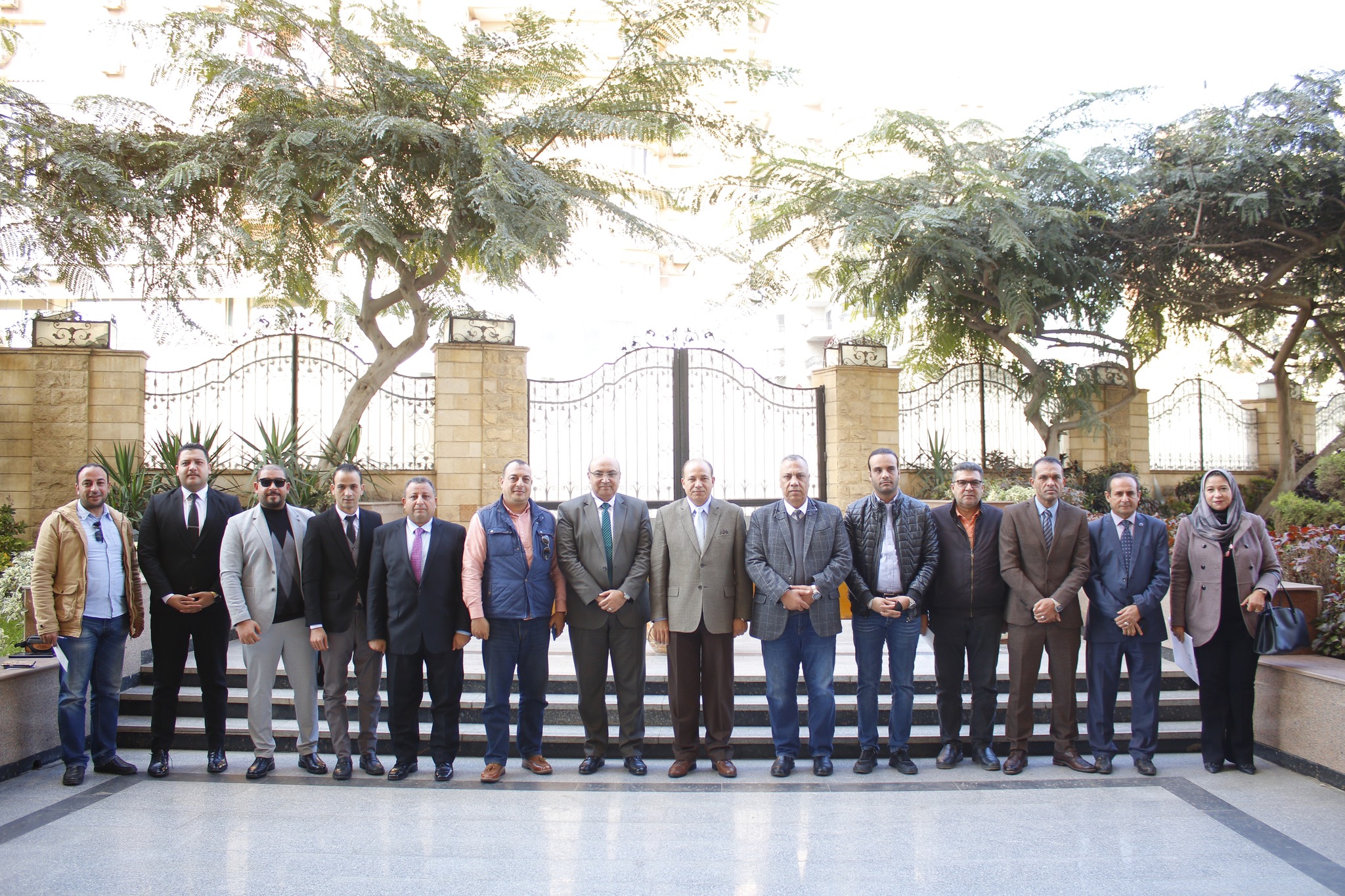 Dr. Shata participates in the meeting of the President of Mansoura University with a delegation of businessmen and investors in the industrial zone