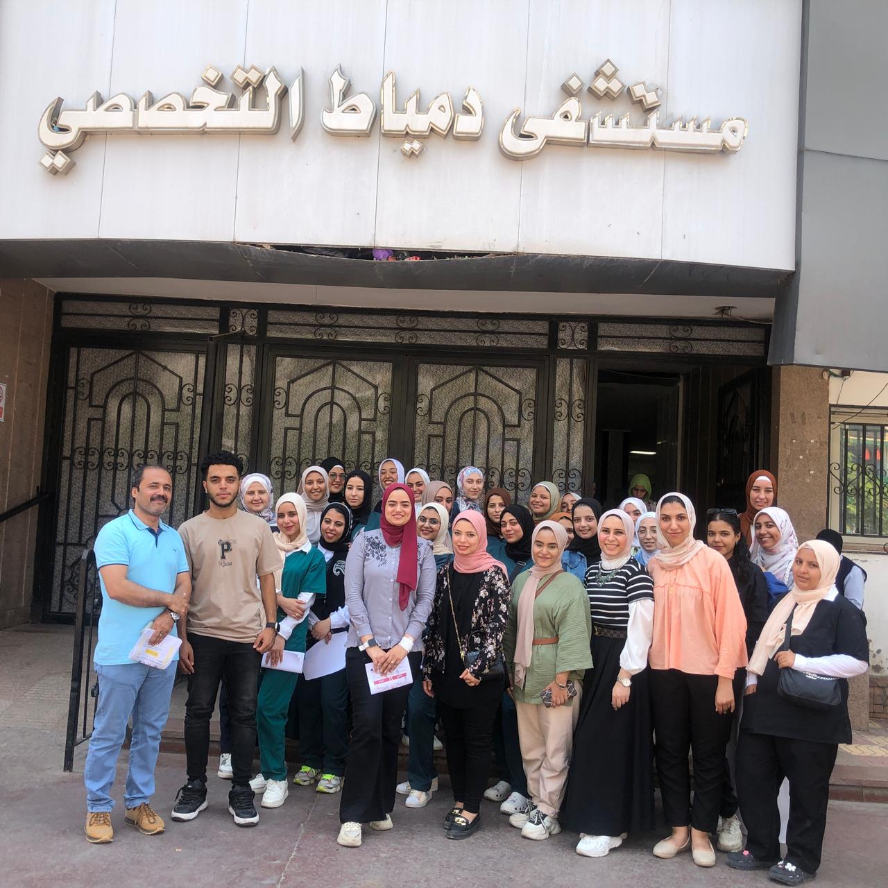 The training program for «Dietetic Program students» at Damietta Specialized Hospital